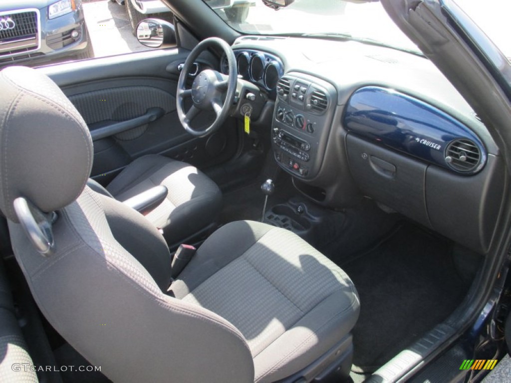 2005 PT Cruiser Touring Turbo Convertible - Midnight Blue Pearl / Dark Slate Gray photo #6