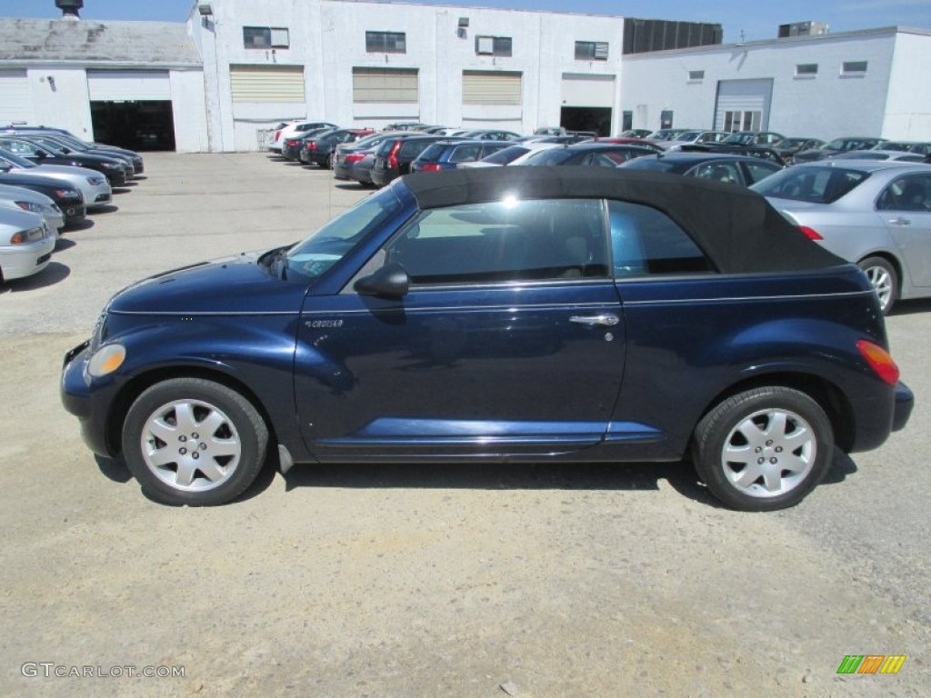 2005 PT Cruiser Touring Turbo Convertible - Midnight Blue Pearl / Dark Slate Gray photo #7