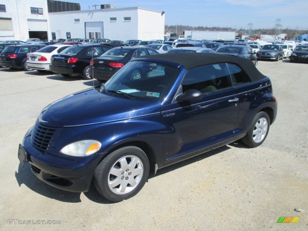 Midnight Blue Pearl 2005 Chrysler PT Cruiser Touring Turbo Convertible Exterior Photo #103048446