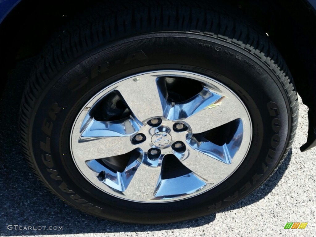 2014 1500 SLT Quad Cab 4x4 - Blue Streak Pearl Coat / Black/Diesel Gray photo #4