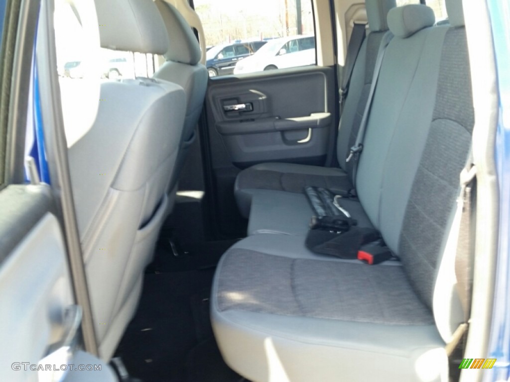 2014 1500 SLT Quad Cab 4x4 - Blue Streak Pearl Coat / Black/Diesel Gray photo #12