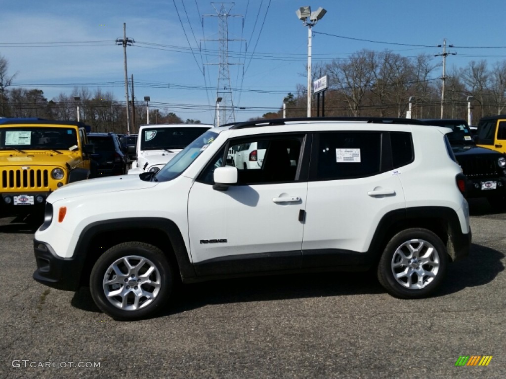 Alpine White 2015 Jeep Renegade Latitude 4x4 Exterior Photo #103049523