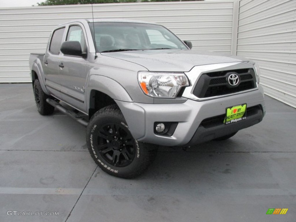 2015 Tacoma V6 PreRunner Double Cab - Silver Sky Metallic / Graphite photo #2