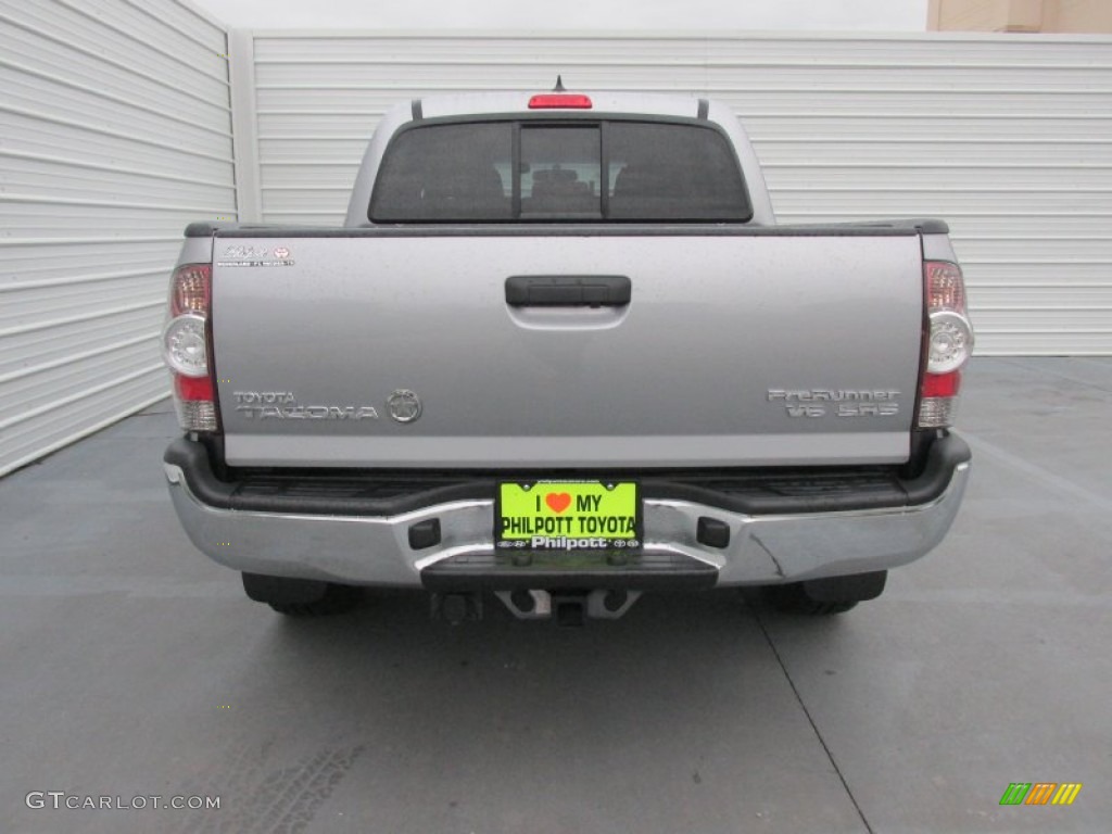 2015 Tacoma V6 PreRunner Double Cab - Silver Sky Metallic / Graphite photo #5