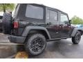 2015 Black Jeep Wrangler Unlimited Willys Wheeler 4x4  photo #3