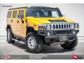 2005 Yellow Hummer H2 SUV  photo #1