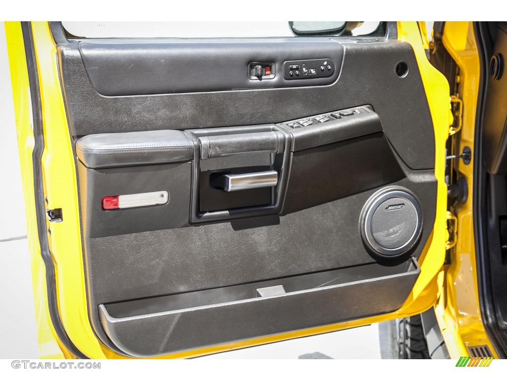 2005 H2 SUV - Yellow / Ebony Black photo #17