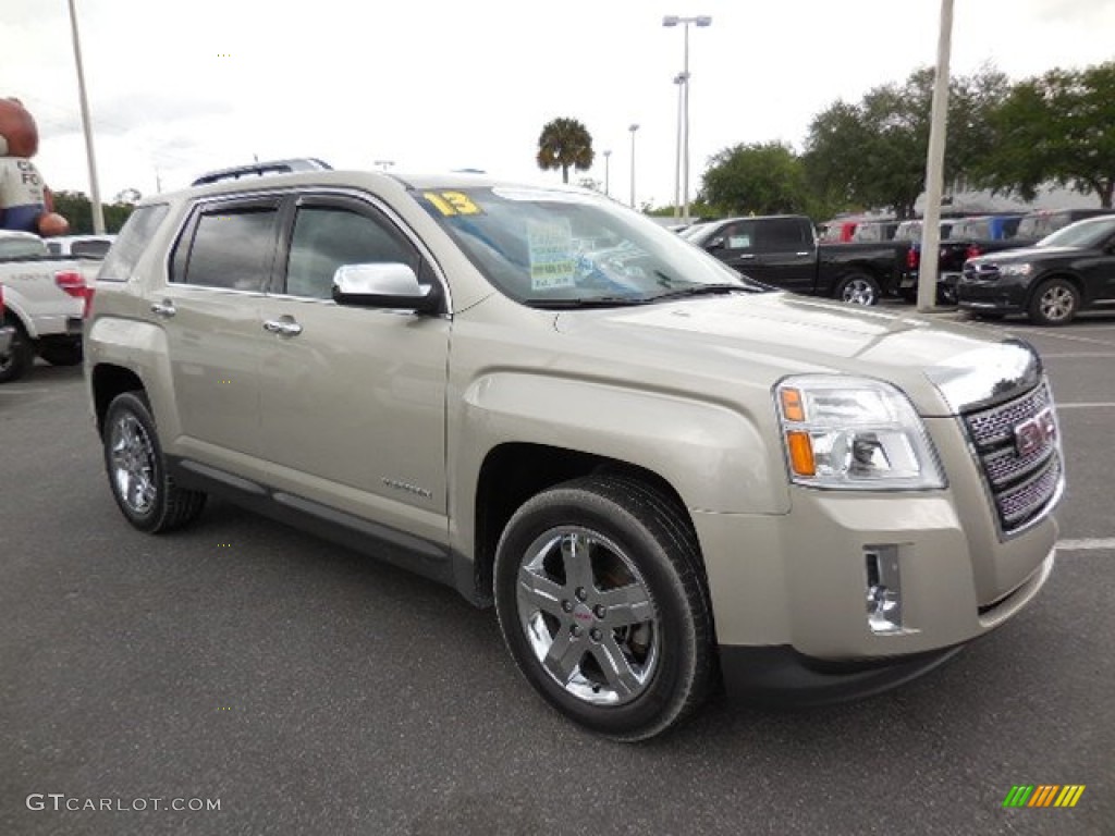 Champagne Silver Metallic 2013 GMC Terrain SLT Exterior Photo #103056357
