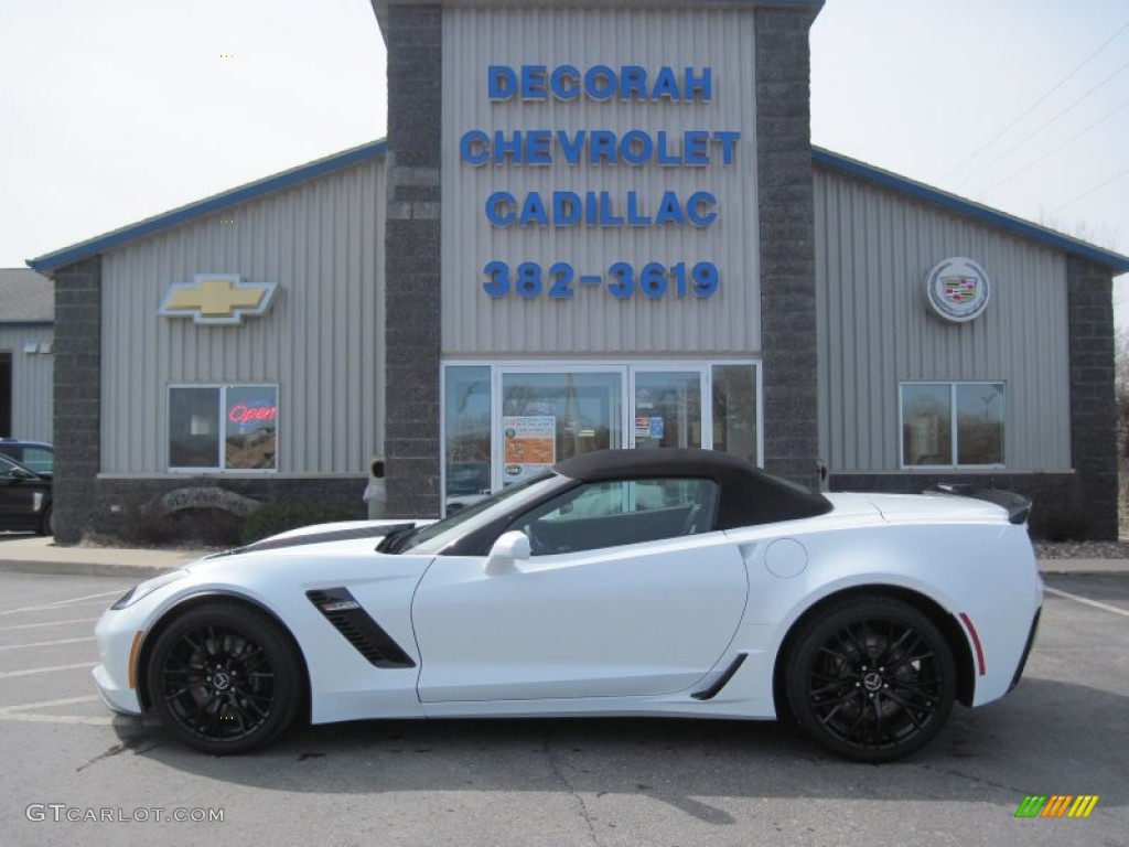 Arctic White Chevrolet Corvette