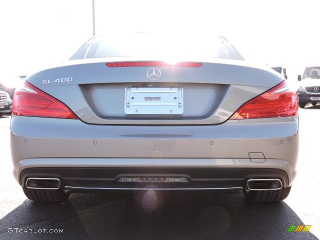 2015 SL 400 Roadster - Palladium Silver Metallic / Porcelain/Black photo #4