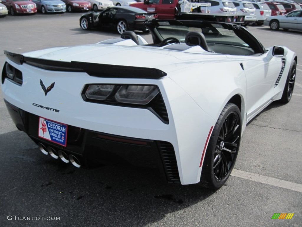 2015 Corvette Z06 Convertible - Arctic White / Jet Black photo #16