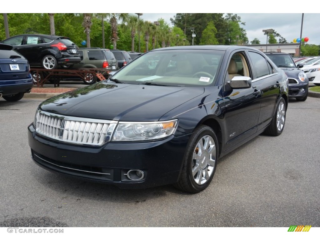 Dark Ink Blue Metallic 2009 Lincoln MKZ Sedan Exterior Photo #103058007