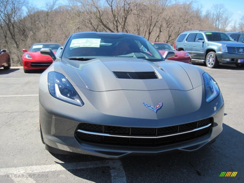 Shark Gray Metallic 2015 Chevrolet Corvette Stingray Coupe Exterior Photo #103058622