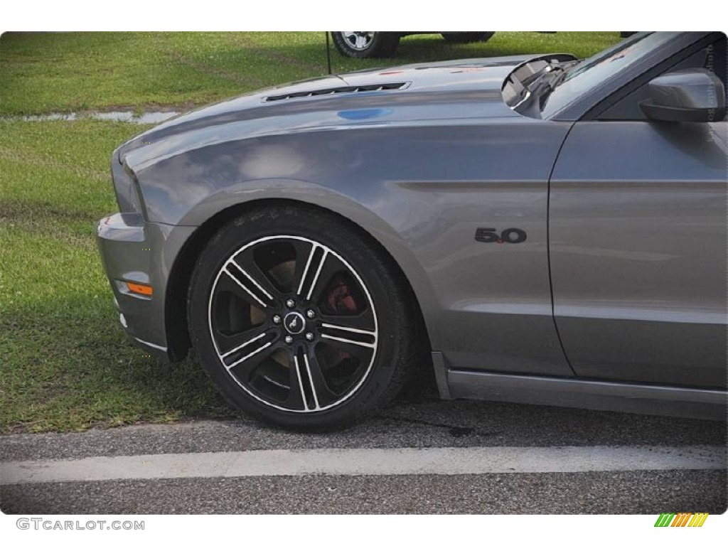 2014 Mustang GT/CS California Special Coupe - Sterling Gray / California Special Charcoal Black/Miko Suede photo #3