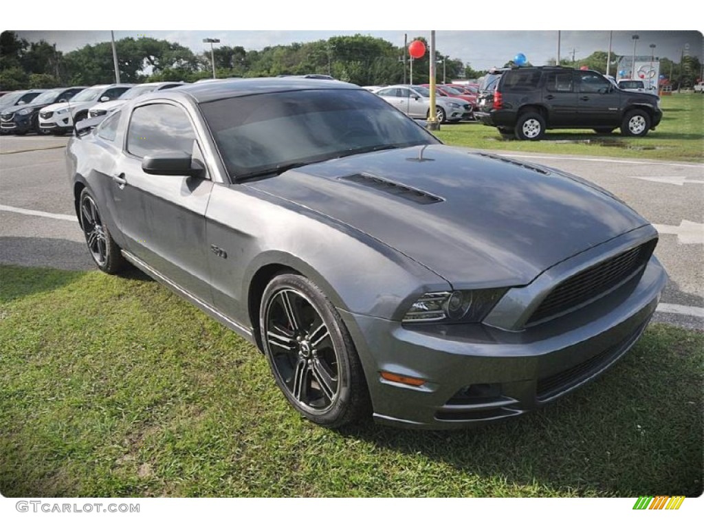 2014 Mustang GT/CS California Special Coupe - Sterling Gray / California Special Charcoal Black/Miko Suede photo #8