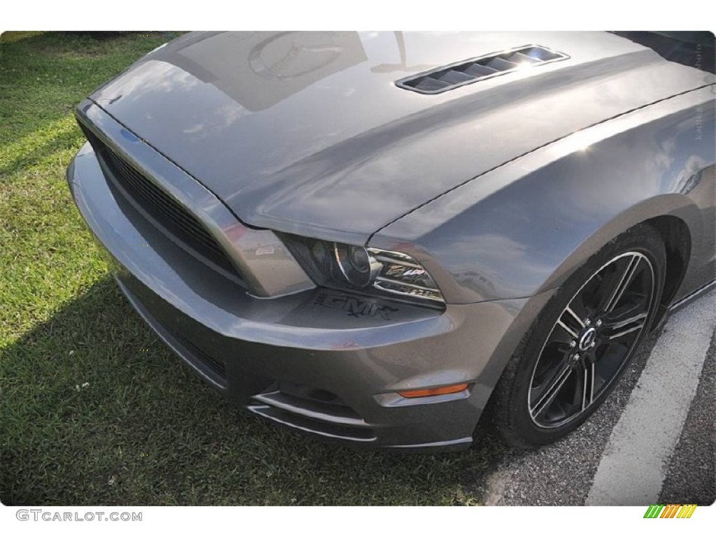 2014 Mustang GT/CS California Special Coupe - Sterling Gray / California Special Charcoal Black/Miko Suede photo #10
