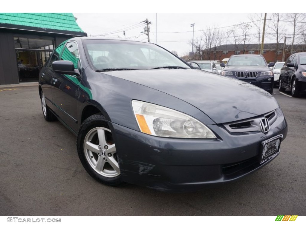 2005 Accord EX-L Sedan - Deep Green Pearl / Black photo #2