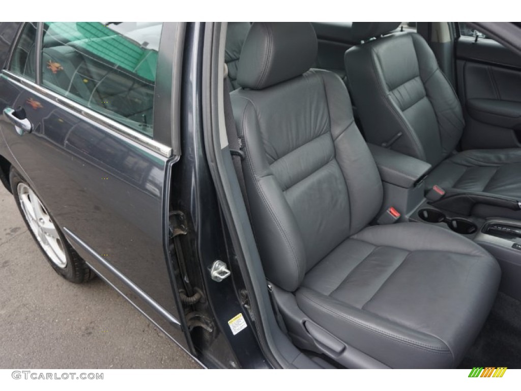 2005 Accord EX-L Sedan - Deep Green Pearl / Black photo #22