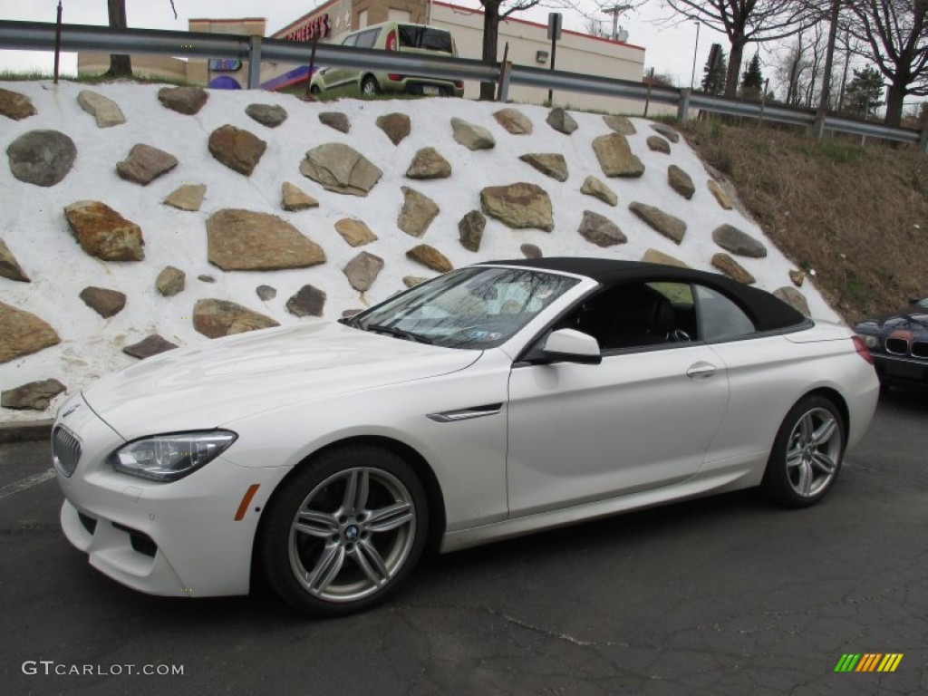 2013 6 Series 650i xDrive Convertible - Alpine White / Black photo #10