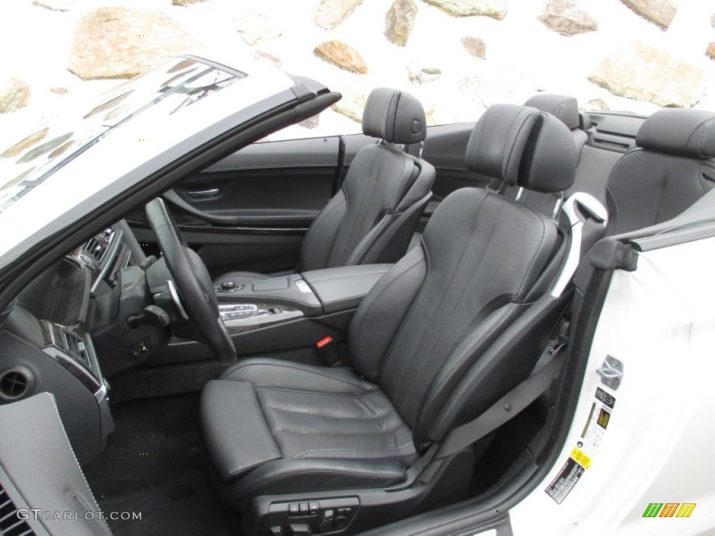 2013 BMW 6 Series 650i xDrive Convertible Front Seat Photo #103061646