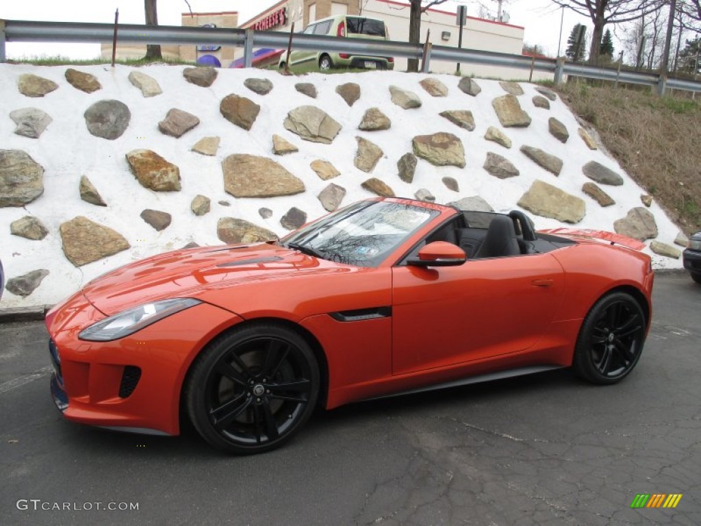 2014 F-TYPE V8 S - Firesand Metallic / Jet photo #1