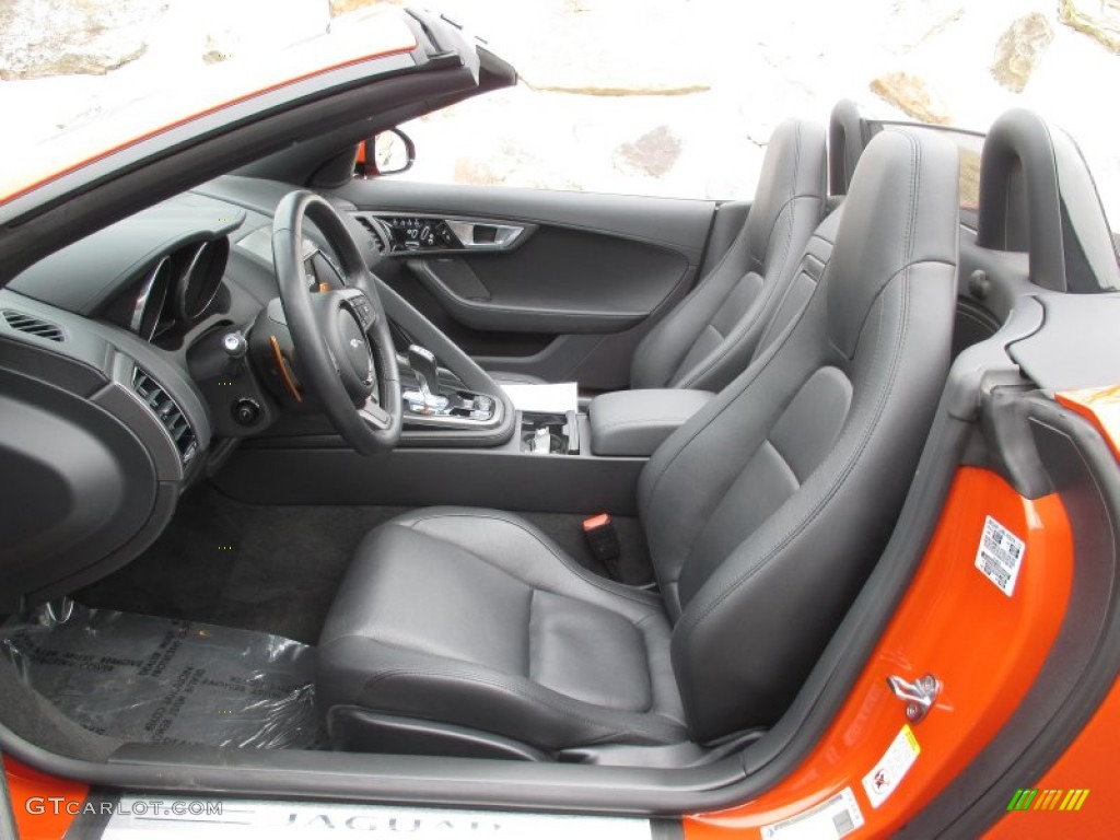 2014 Jaguar F-TYPE V8 S Front Seat Photo #103063659