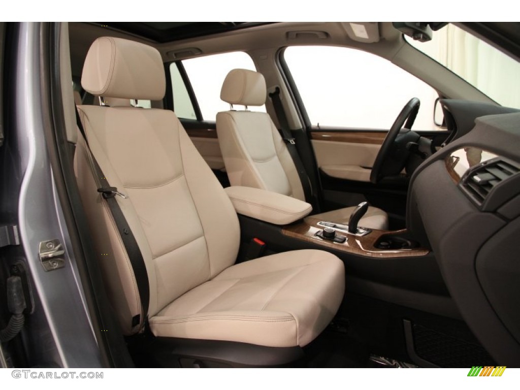 2013 X3 xDrive 28i - Blue Water Metallic / Oyster photo #15