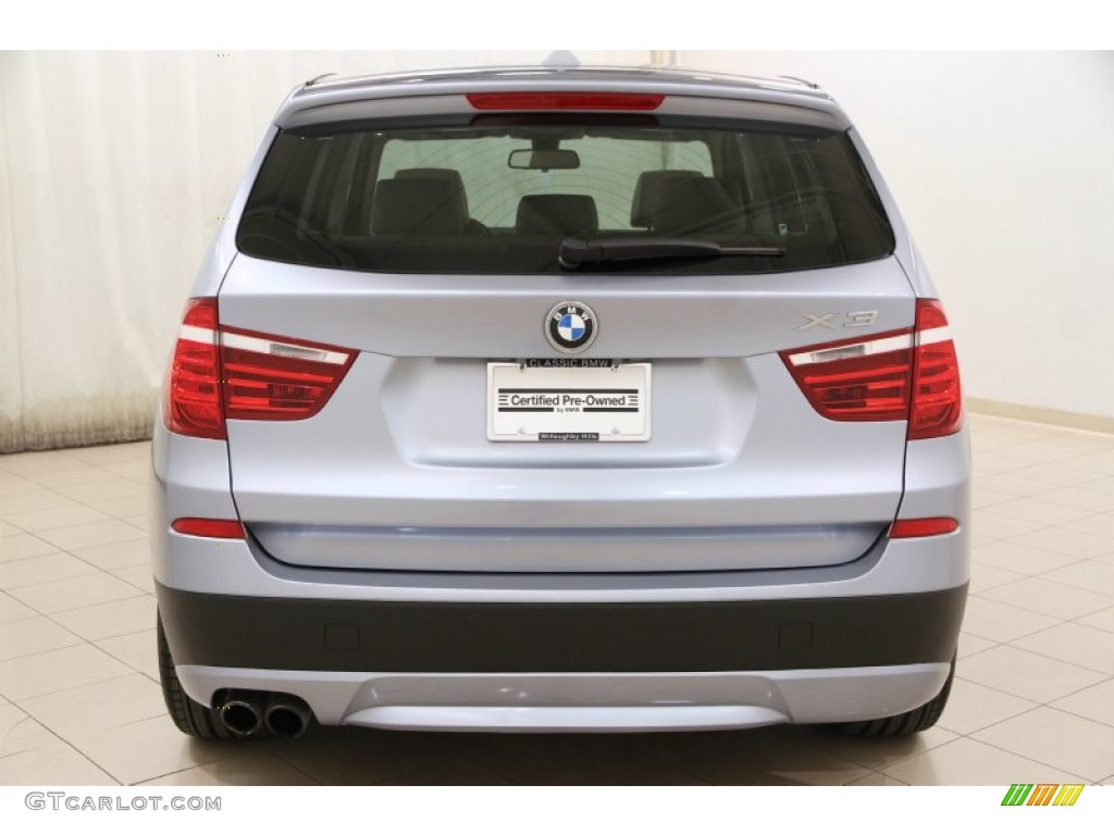 2013 X3 xDrive 28i - Blue Water Metallic / Oyster photo #18