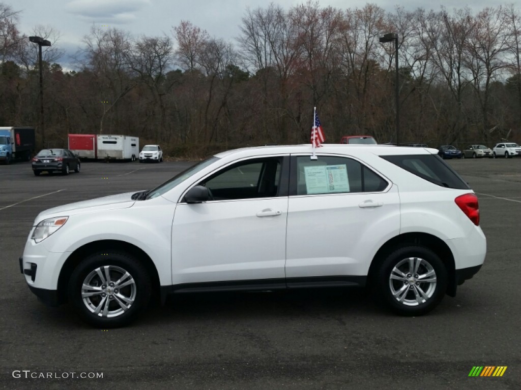 2010 Equinox LS - Summit White / Jet Black/Light Titanium photo #12