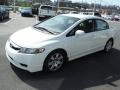 Taffeta White - Civic LX Sedan Photo No. 4