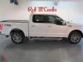 2015 White Platinum Tricoat Ford F150 Lariat SuperCrew 4x4  photo #9