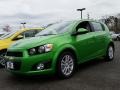 2015 Dragon Green Metallic Chevrolet Sonic LT Hatchback  photo #1