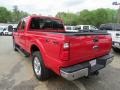 Vermillion Red - F250 Super Duty Lariat Crew Cab 4x4 Photo No. 4