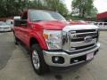 Vermillion Red - F250 Super Duty Lariat Crew Cab 4x4 Photo No. 5