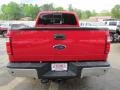 Vermillion Red - F250 Super Duty Lariat Crew Cab 4x4 Photo No. 9