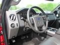 Vermillion Red - F250 Super Duty Lariat Crew Cab 4x4 Photo No. 40