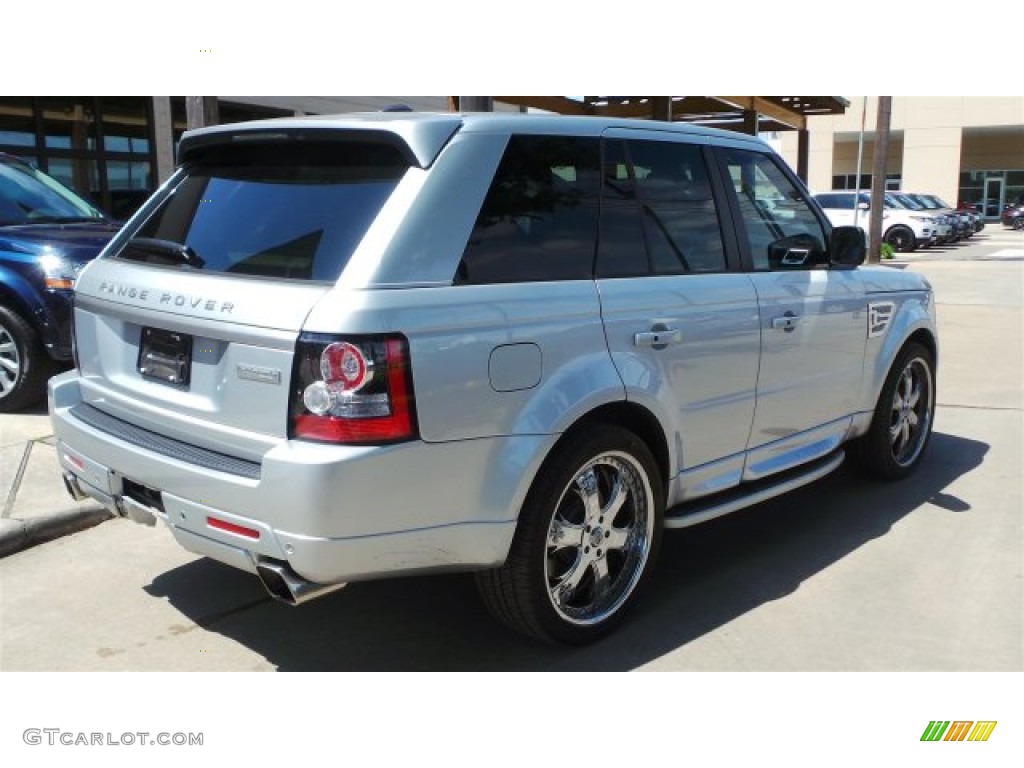 2012 Range Rover Sport Autobiography - Indus Silver Metallic / Autobiography Ebony/Ivory photo #14