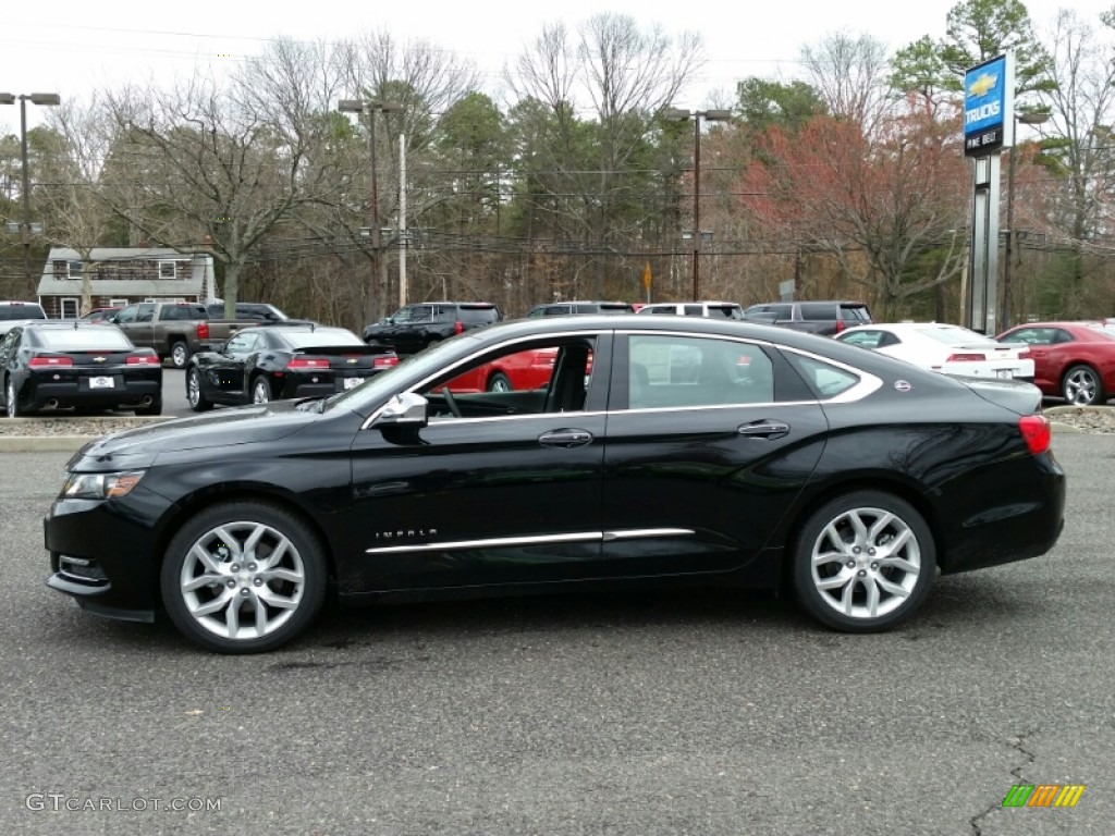 2015 Impala LTZ - Black / Jet Black/Dark Titanium photo #3