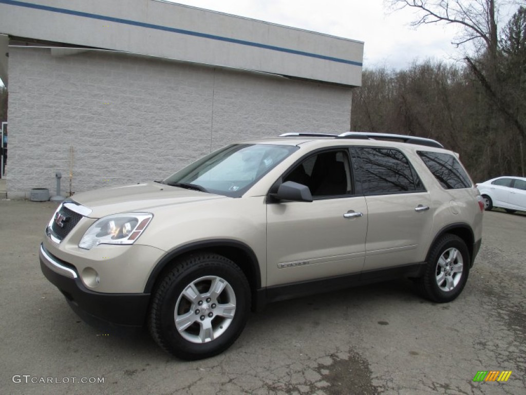 2008 Acadia SLE AWD - Gold Mist Metallic / Ebony photo #1