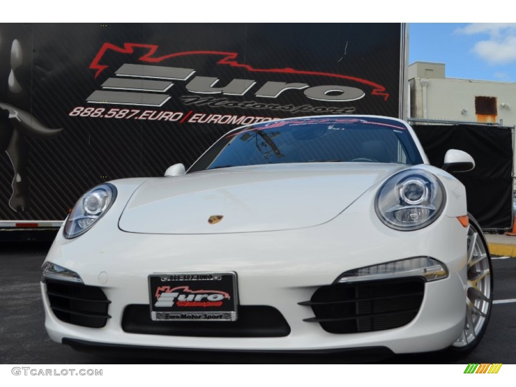 2012 911 Carrera S Cabriolet - Carrara White / Black photo #2