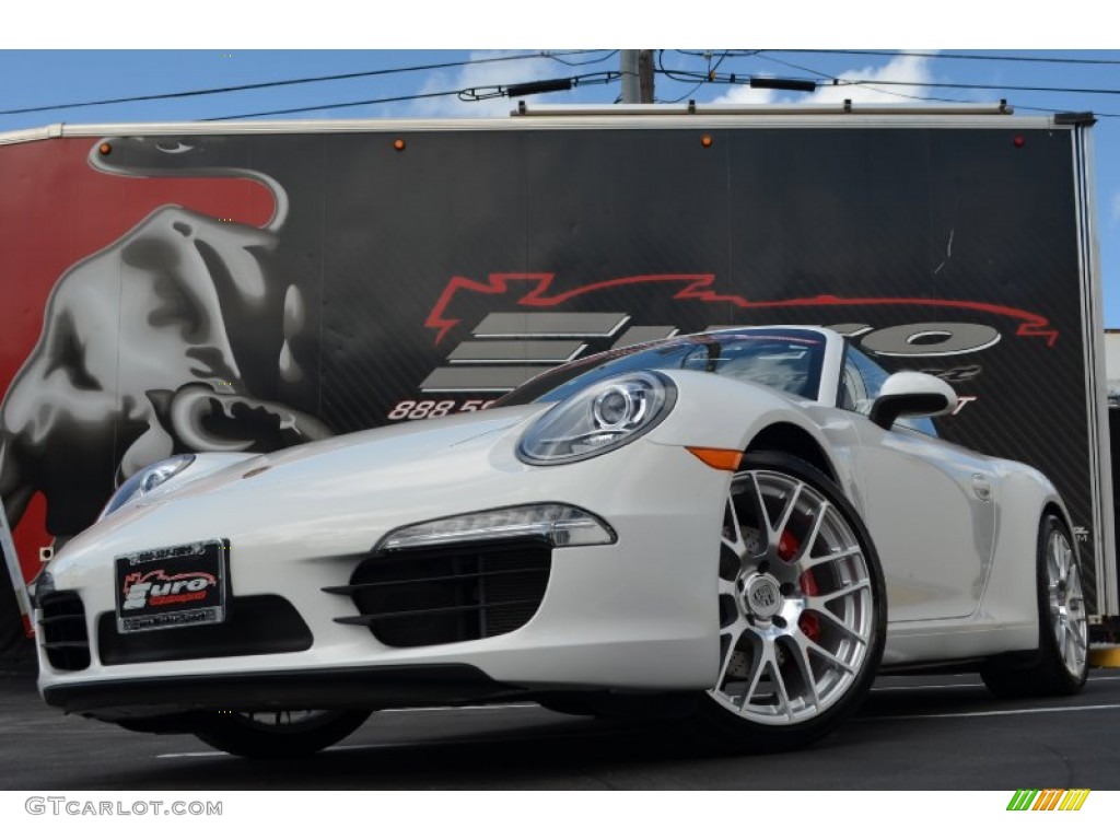 2012 911 Carrera S Cabriolet - Carrara White / Black photo #23