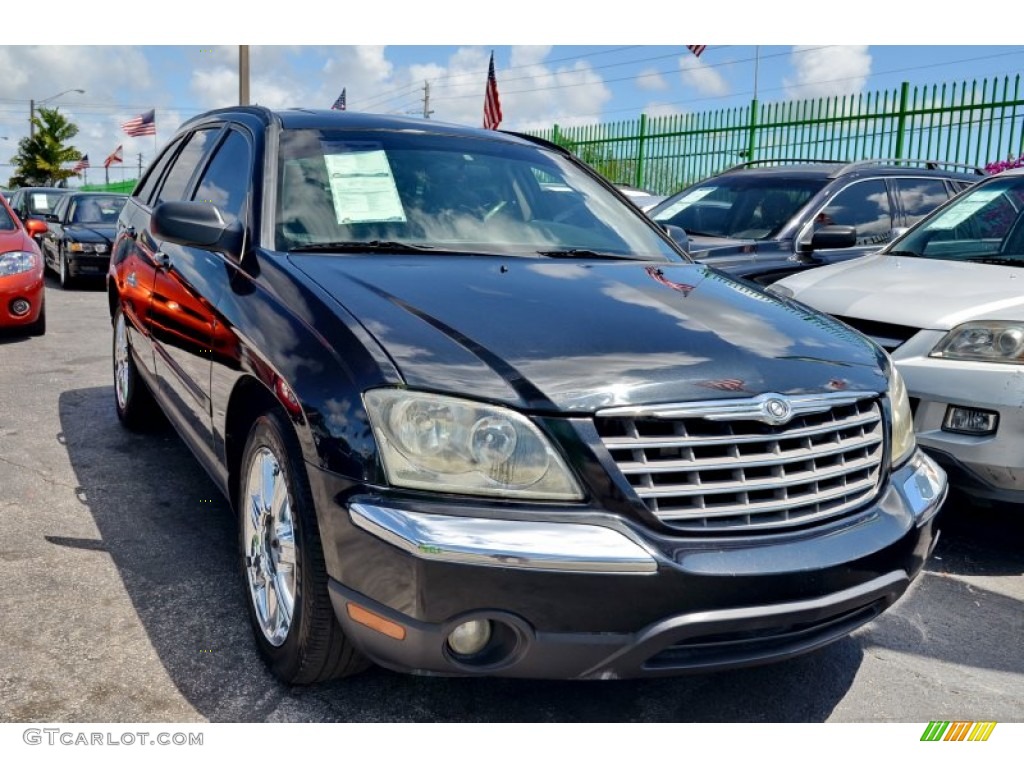 2005 Pacifica Touring - Brilliant Black / Dark Slate Gray photo #4