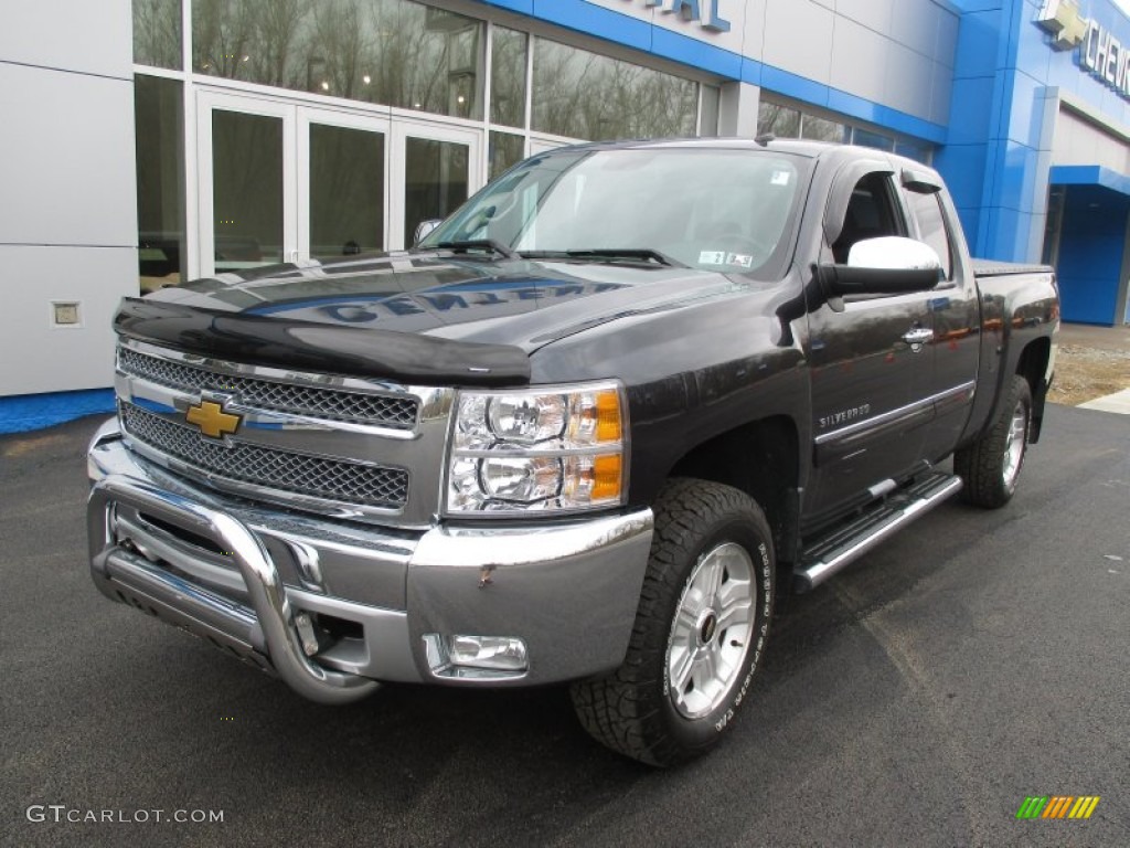 2013 Silverado 1500 LT Extended Cab 4x4 - Concord Metallic / Ebony photo #16