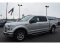 2015 Ingot Silver Metallic Ford F150 XLT SuperCrew  photo #3