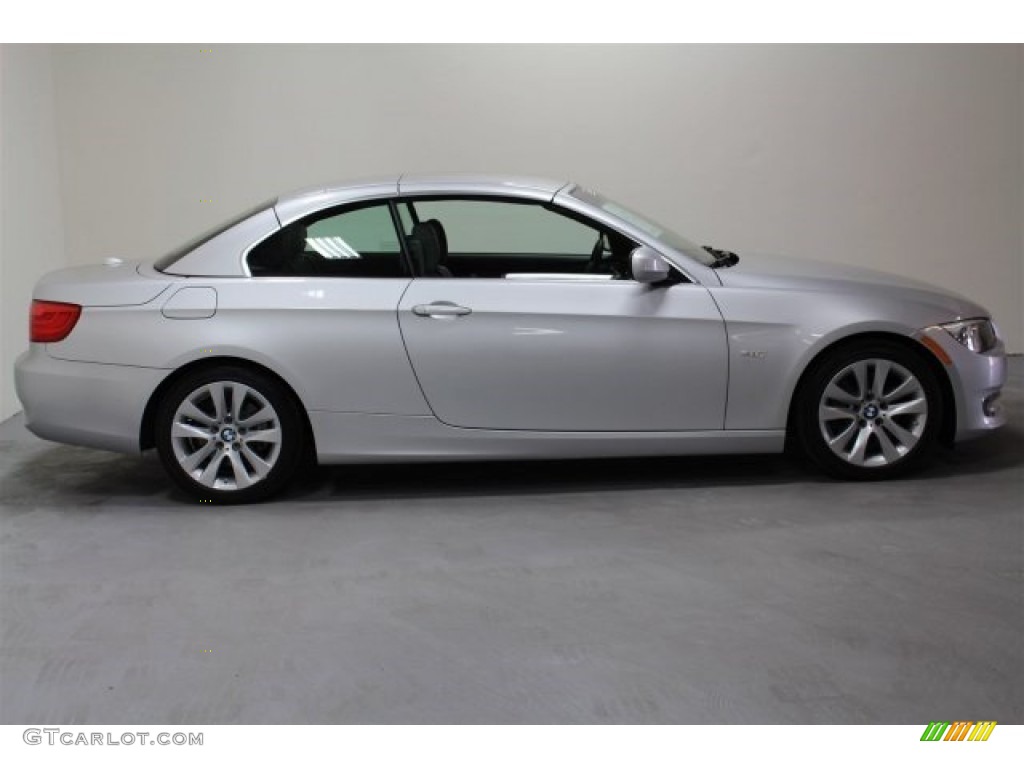 2013 3 Series 328i Convertible - Titanium Silver Metallic / Everest Grey/Black photo #2