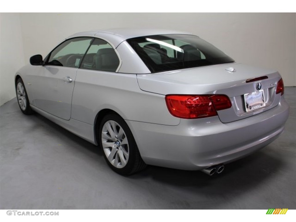 2013 3 Series 328i Convertible - Titanium Silver Metallic / Everest Grey/Black photo #4