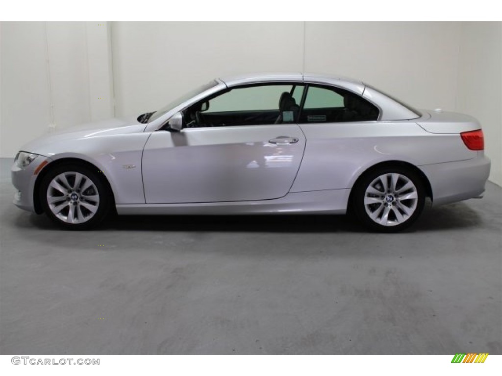 2013 3 Series 328i Convertible - Titanium Silver Metallic / Everest Grey/Black photo #7