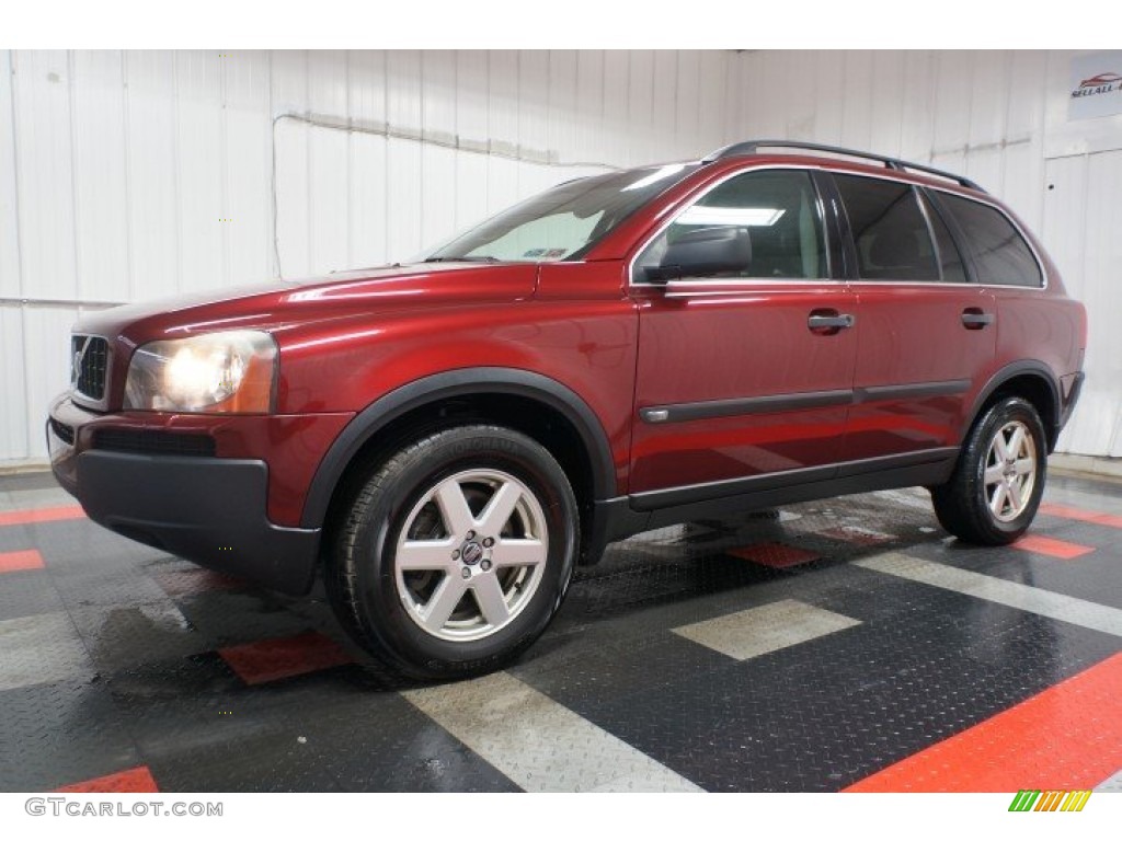 2005 XC90 2.5T AWD - Ruby Red Metallic / Graphite photo #2