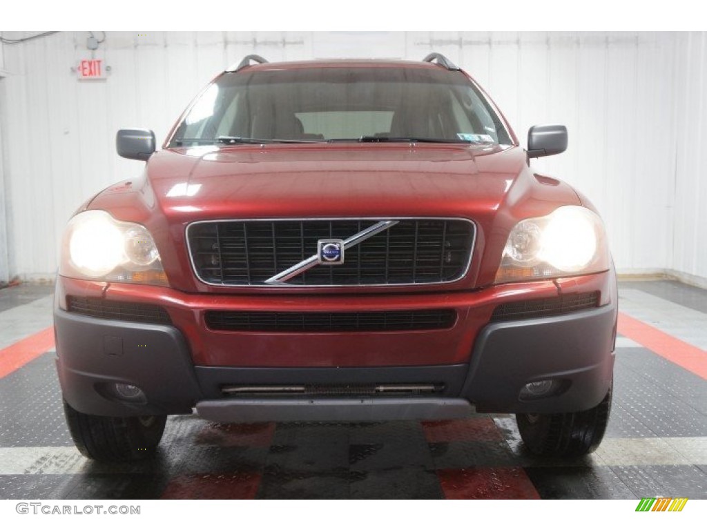 2005 XC90 2.5T AWD - Ruby Red Metallic / Graphite photo #4