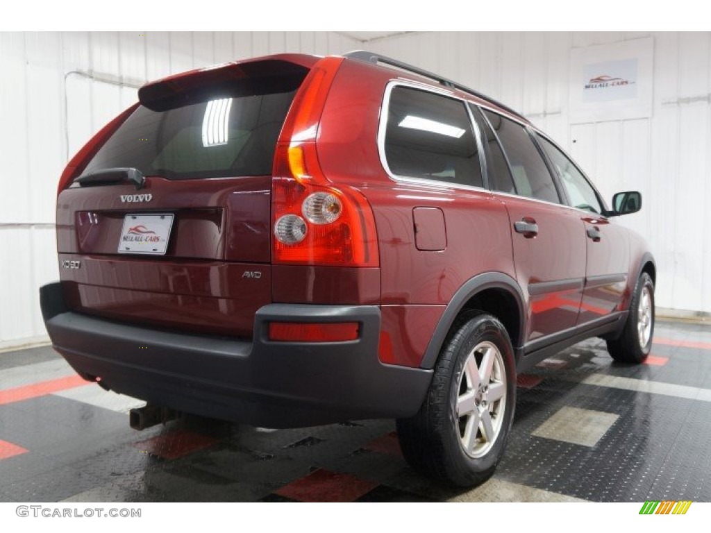 2005 XC90 2.5T AWD - Ruby Red Metallic / Graphite photo #8